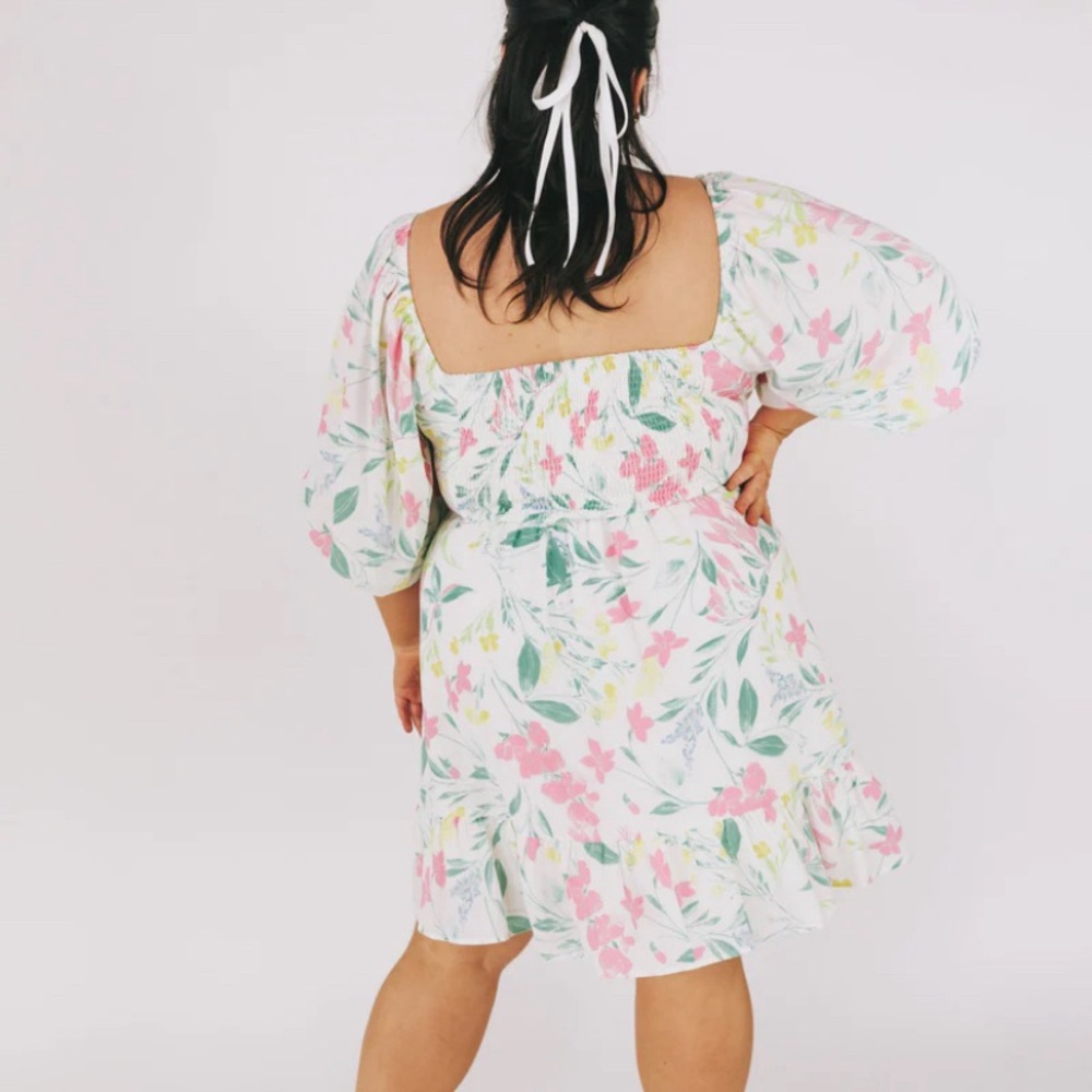 One Loved Babe-Enchanting Garden Dress - Picture 2 of 3